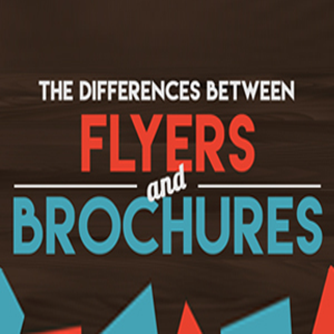 The Differences Between Flyers and Brochures?